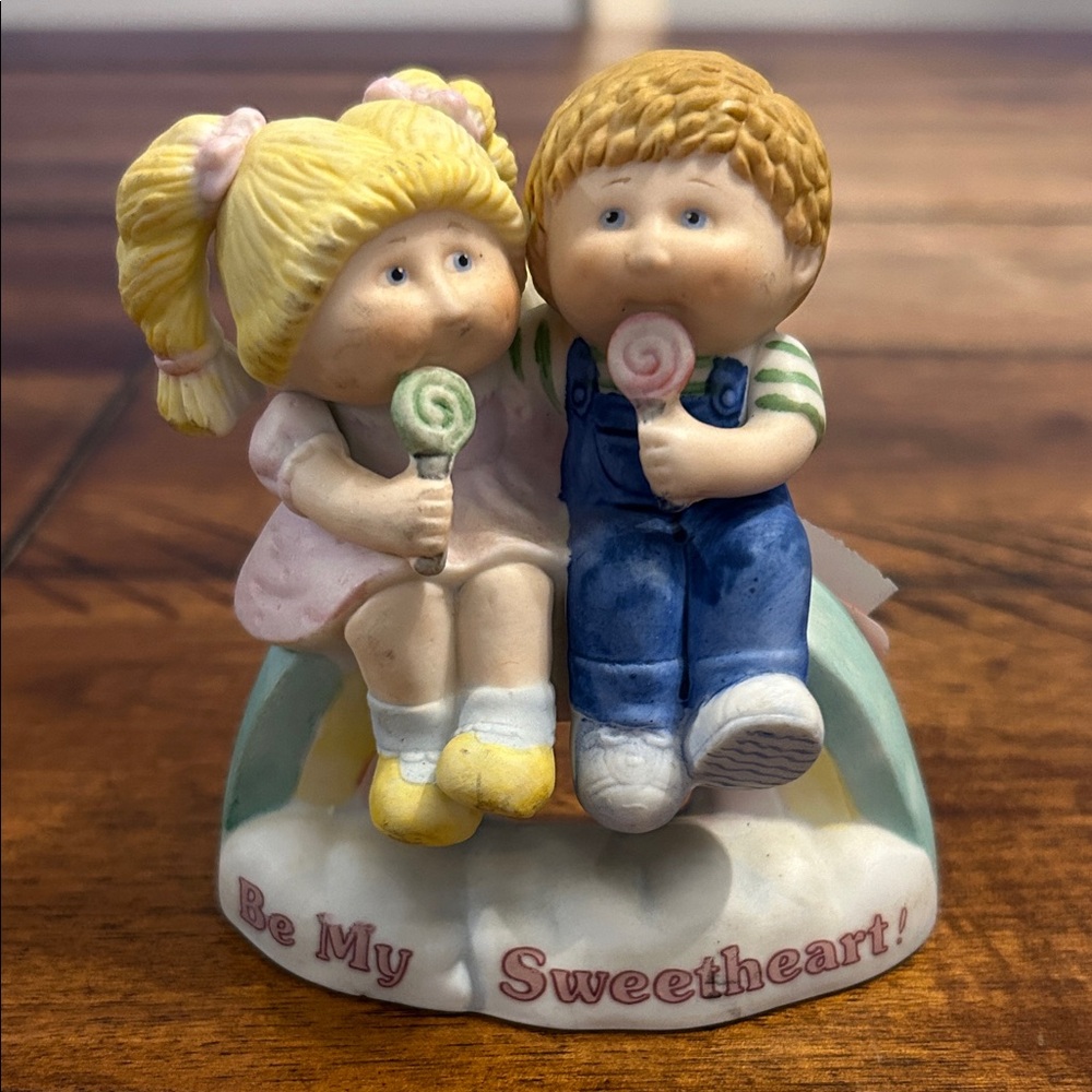 1985 Vintage Cabbage Patch Kids Sweetheart Figurine with Lollipops